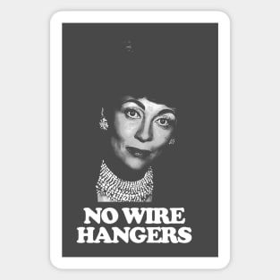 Dearest No Wire Hangers Sticker